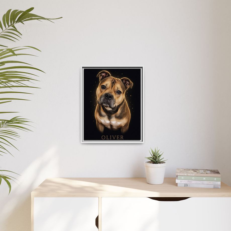 Framed 16x20 White context