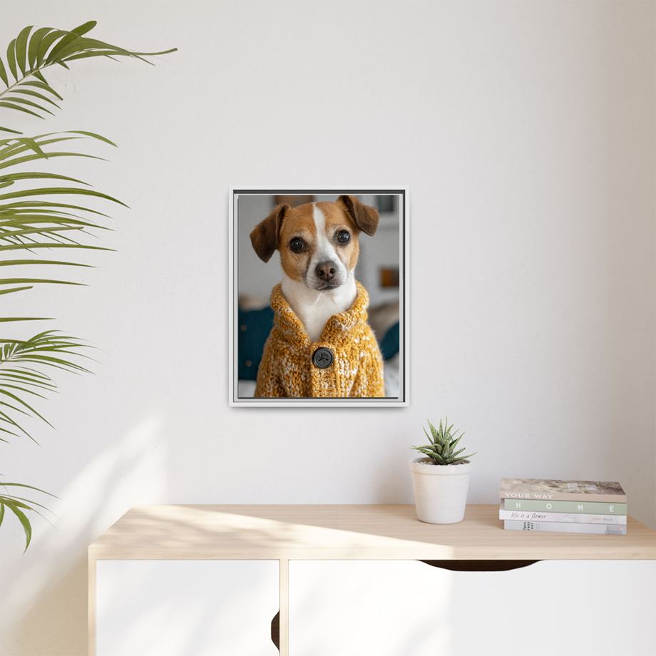 Framed 16x20 White context