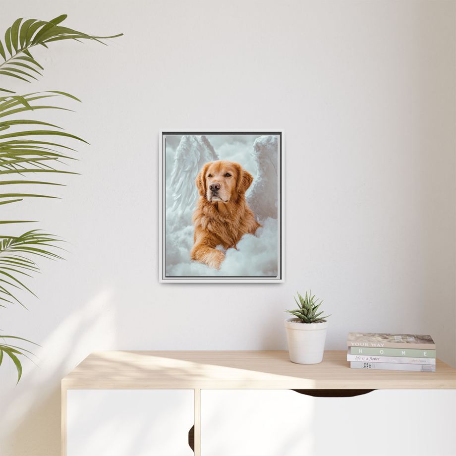 Framed 16x20 White context
