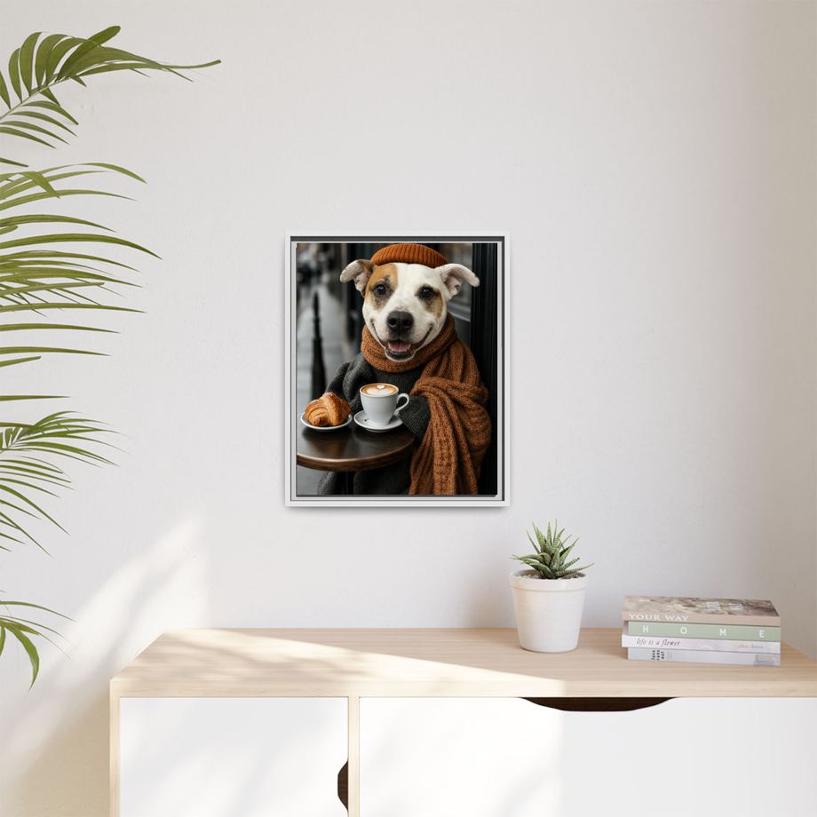 Framed 16x20 White context