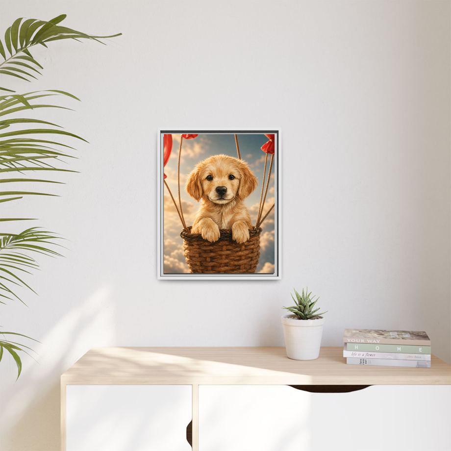 Framed 16x20 White context