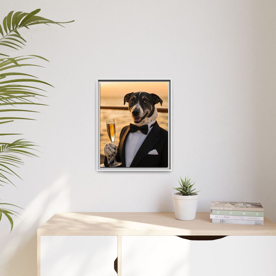 Framed 16x20 White context
