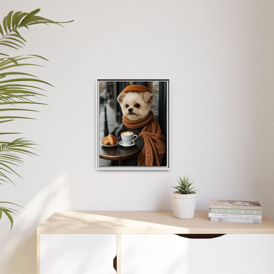 Framed 16x20 White context
