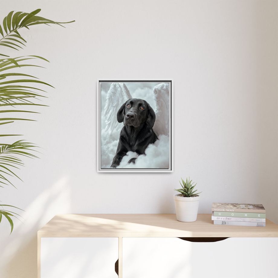 Framed 16x20 White context
