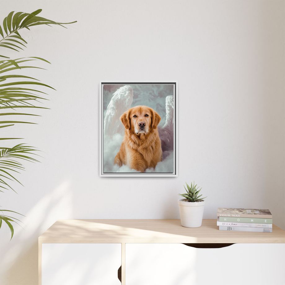 Framed 16x20 White context