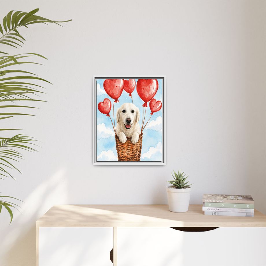 Framed 16x20 White context