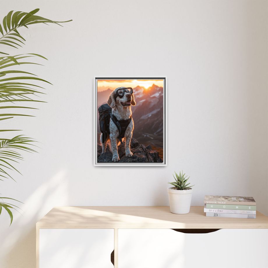 Framed 16x20 White context