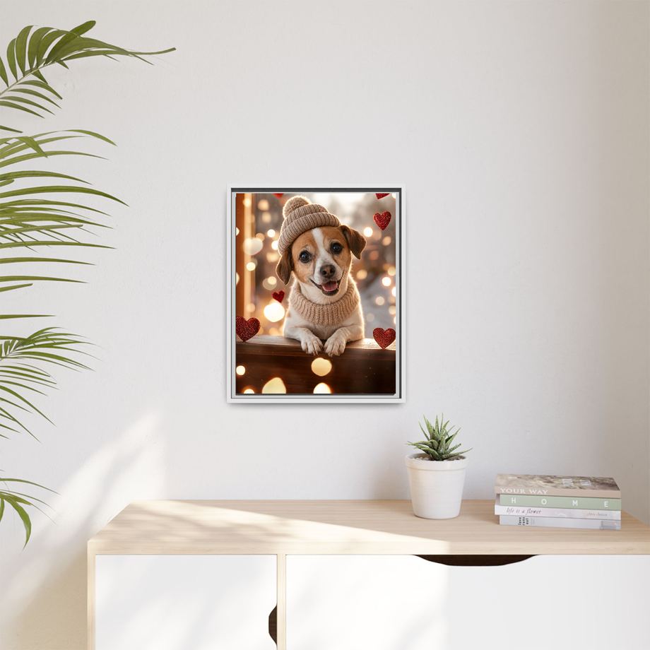 Framed 16x20 White context