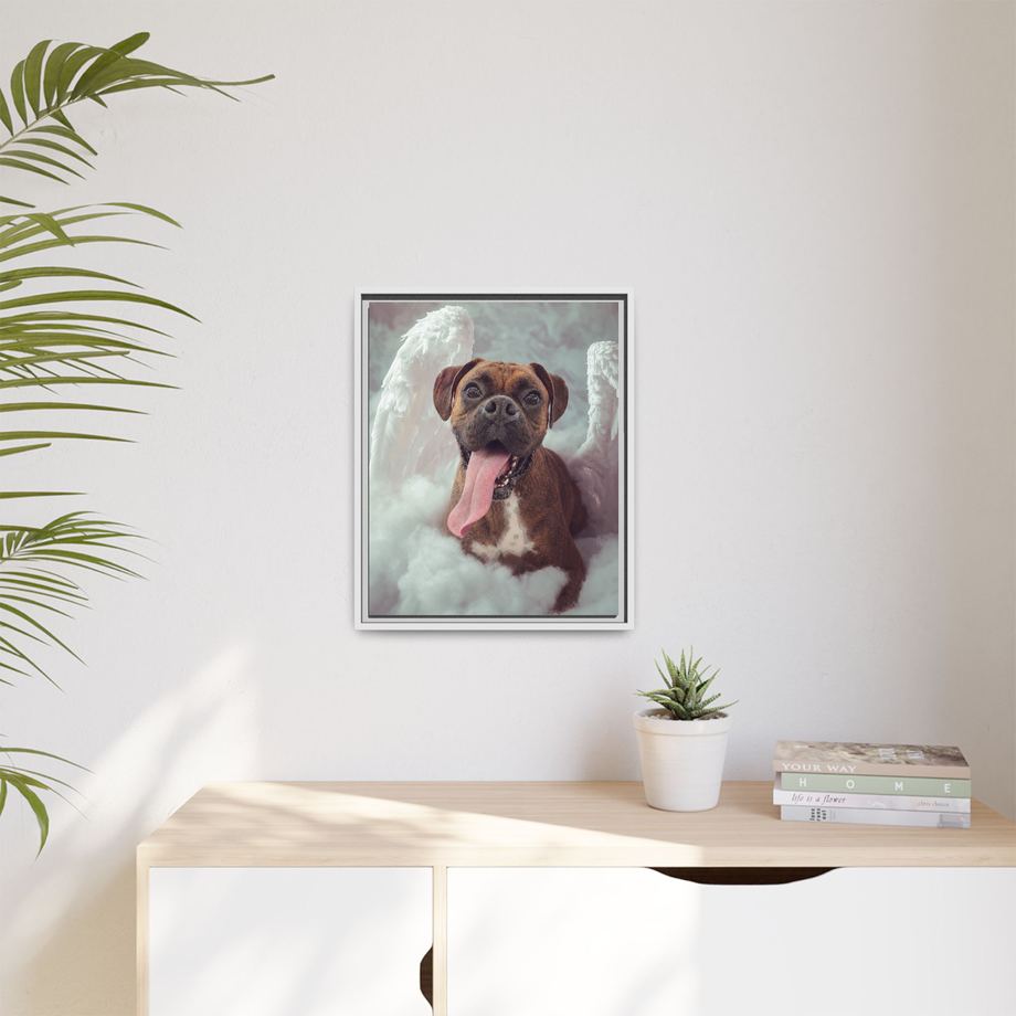 Framed 16x20 White context