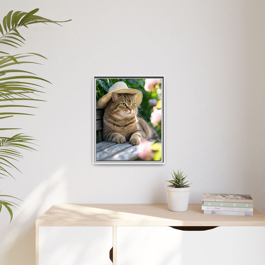 Framed 16x20 White context