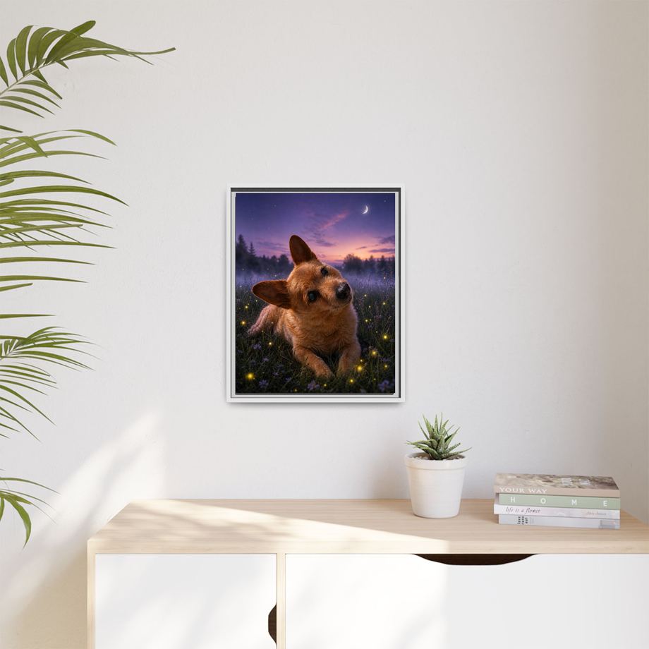 Framed 16x20 White context