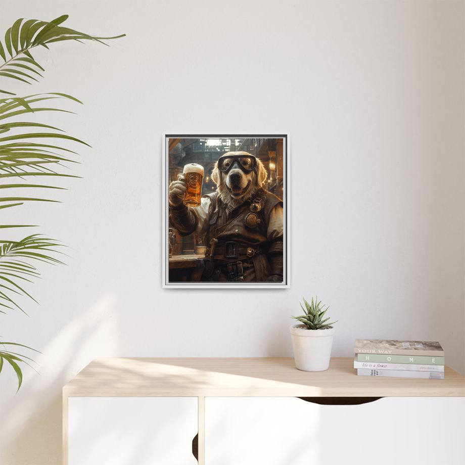 Framed 16x20 White context
