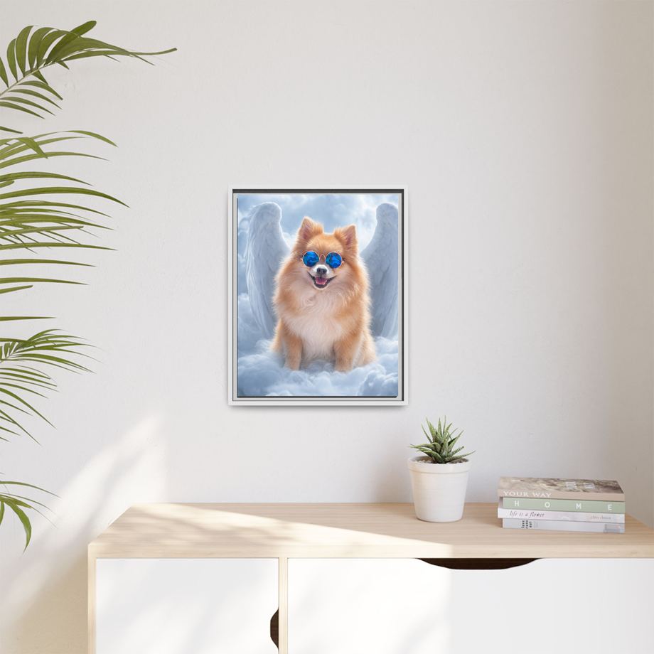 Framed 16x20 White context