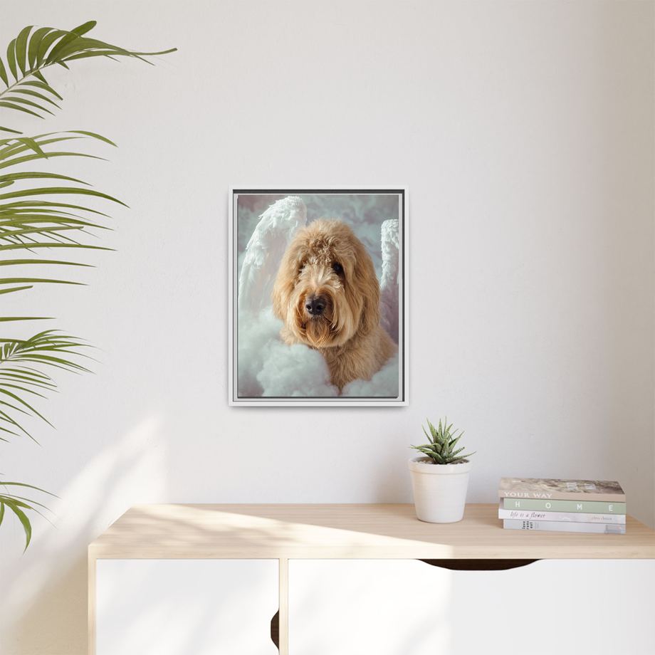 Framed 16x20 White context