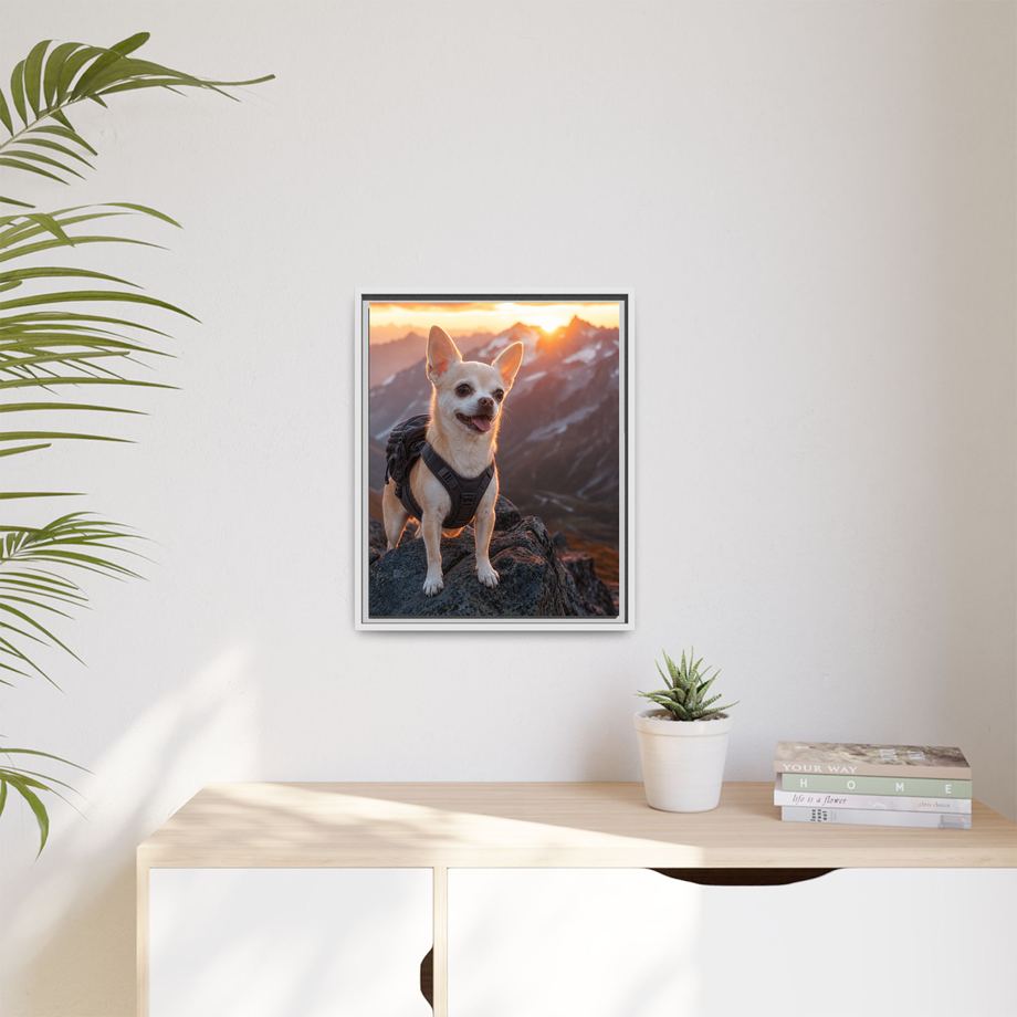 Framed 16x20 White context