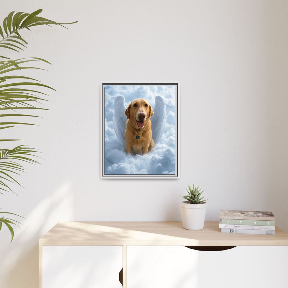 Framed 16x20 White context