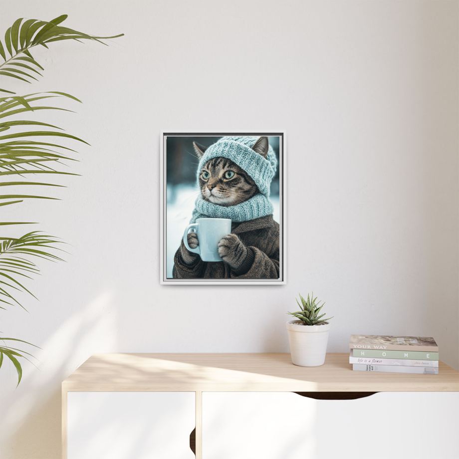 Framed 16x20 White context