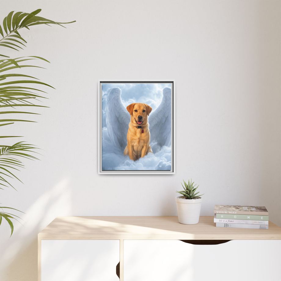 Framed 16x20 White context