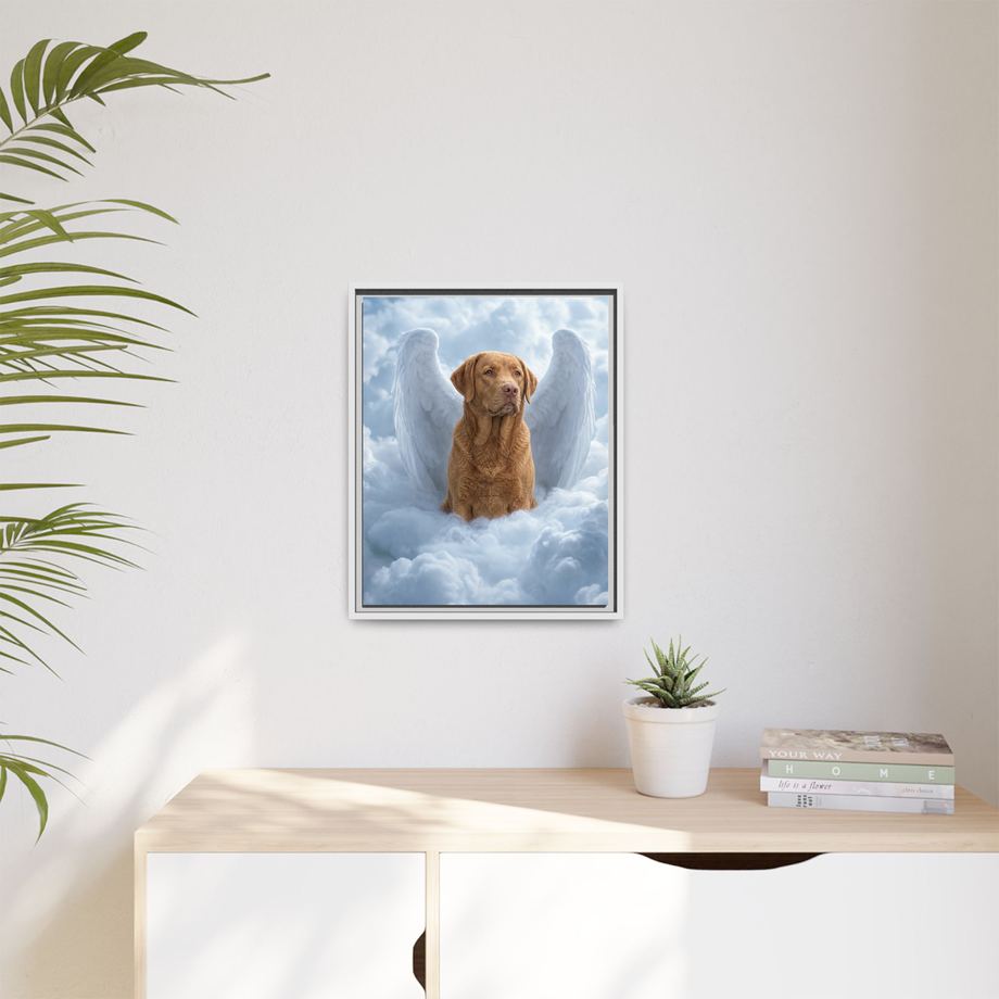 Framed 16x20 White context