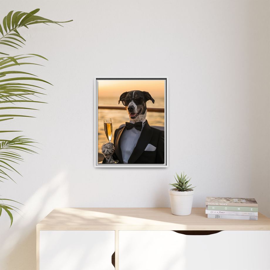 Framed 16x20 White context