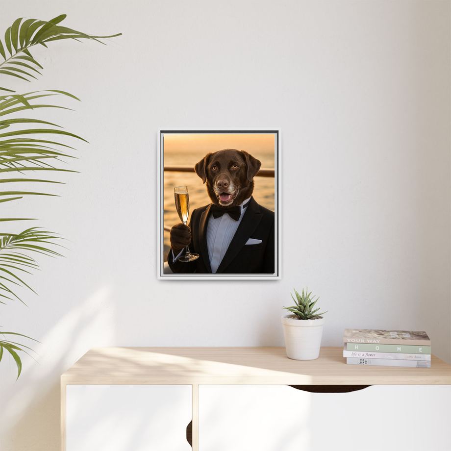 Framed 16x20 White context