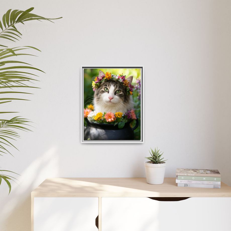 Framed 16x20 White context