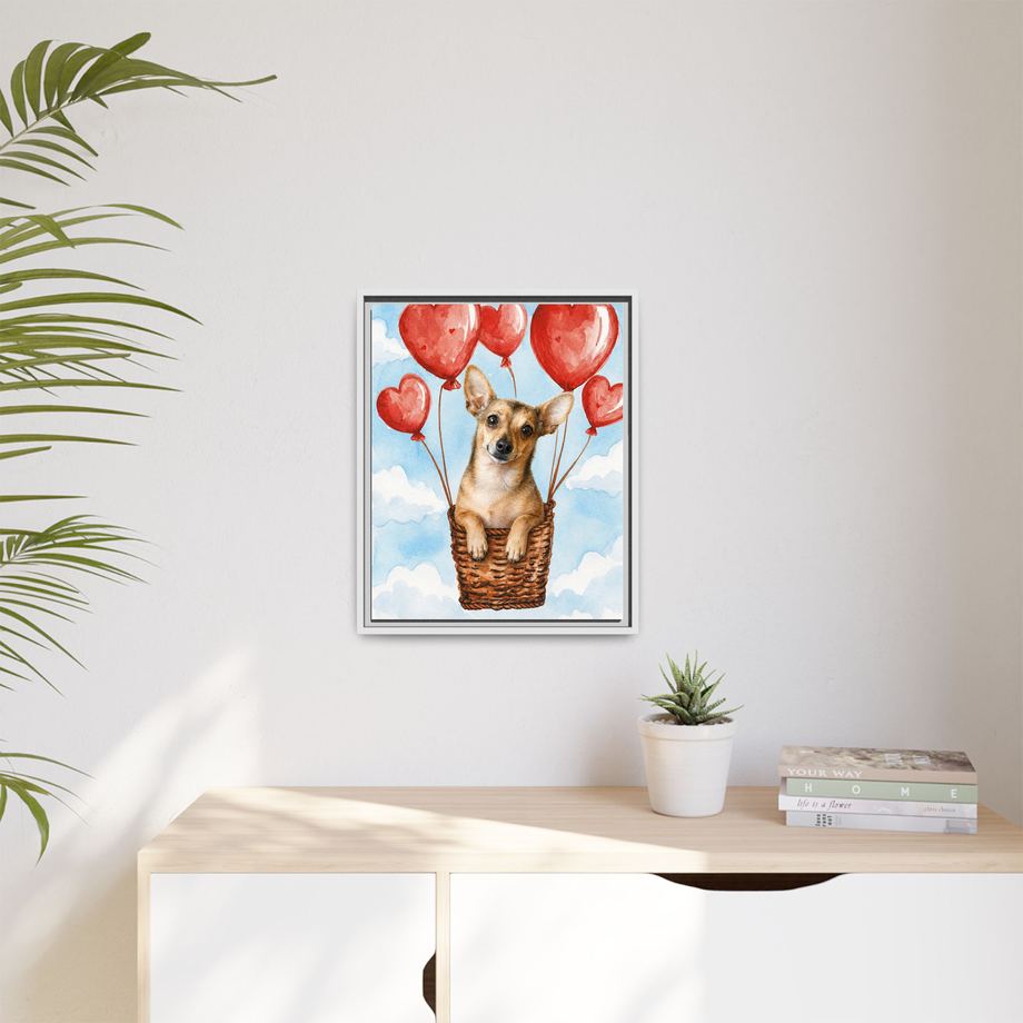Framed 16x20 White context