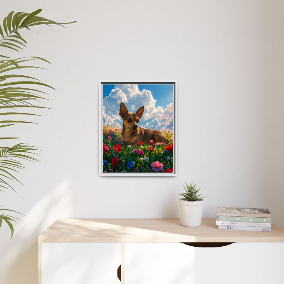 Framed 16x20 White context