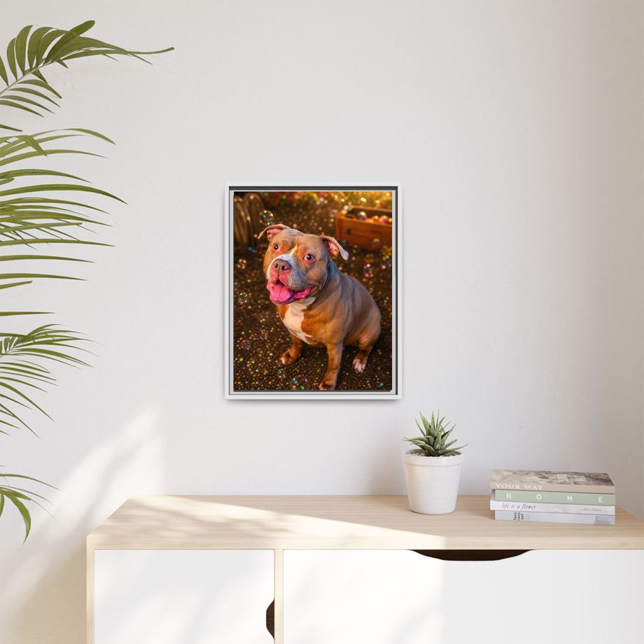 Framed 16x20 White context