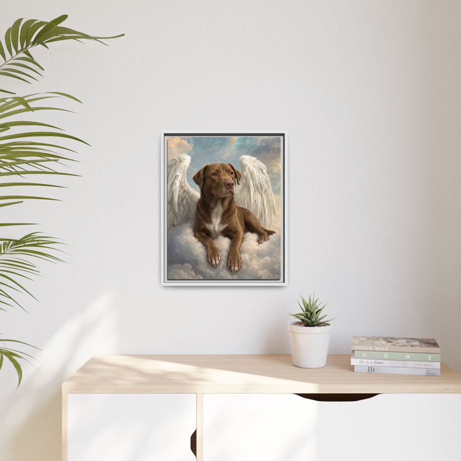 Framed 16x20 White context