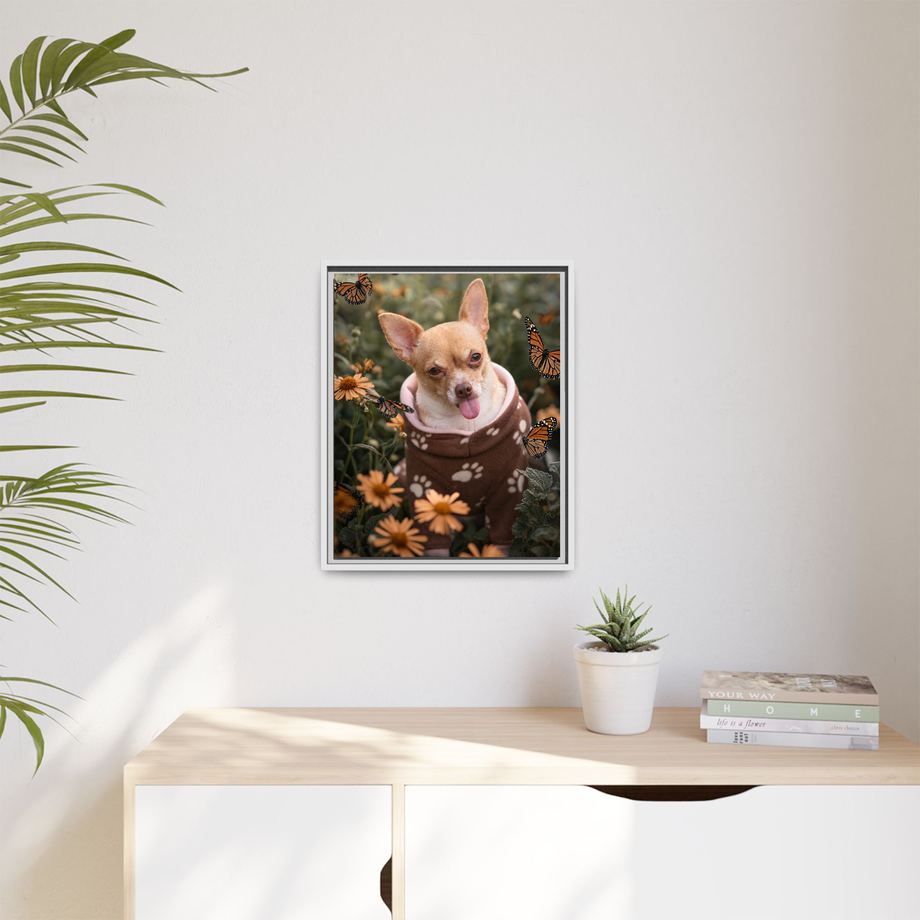 Framed 16x20 White context