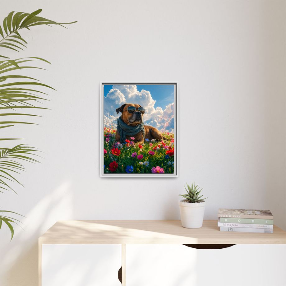 Framed 16x20 White context