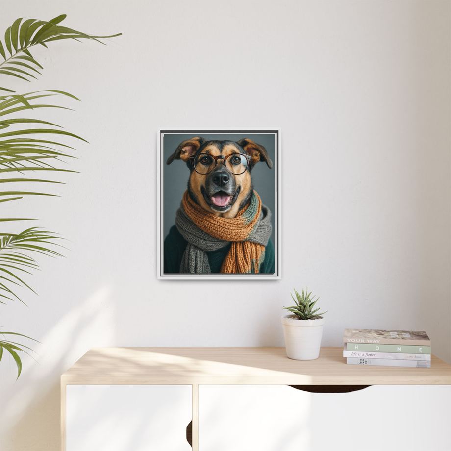 Framed 16x20 White context