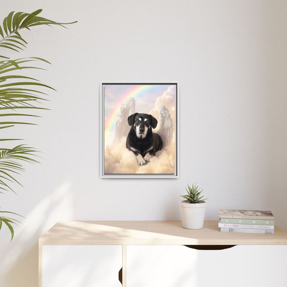 Framed 16x20 White context