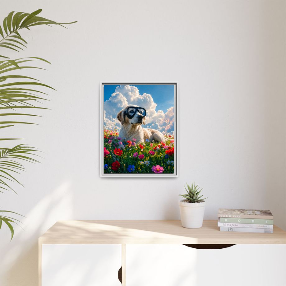Framed 16x20 White context