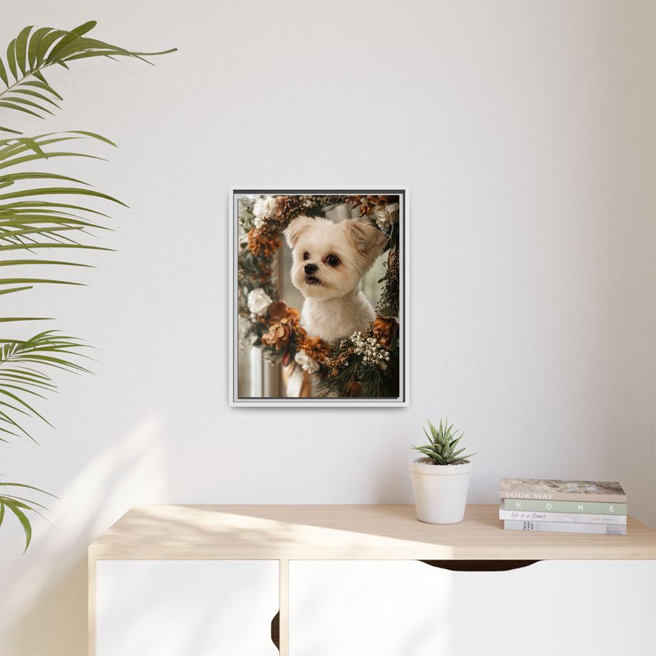 Framed 16x20 White context
