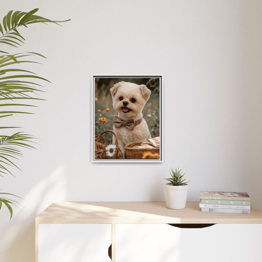 Framed 16x20 White context