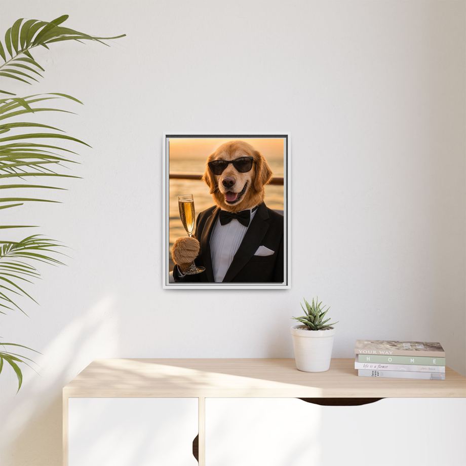 Framed 16x20 White context