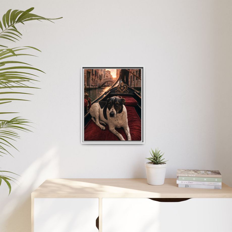 Framed 16x20 White context