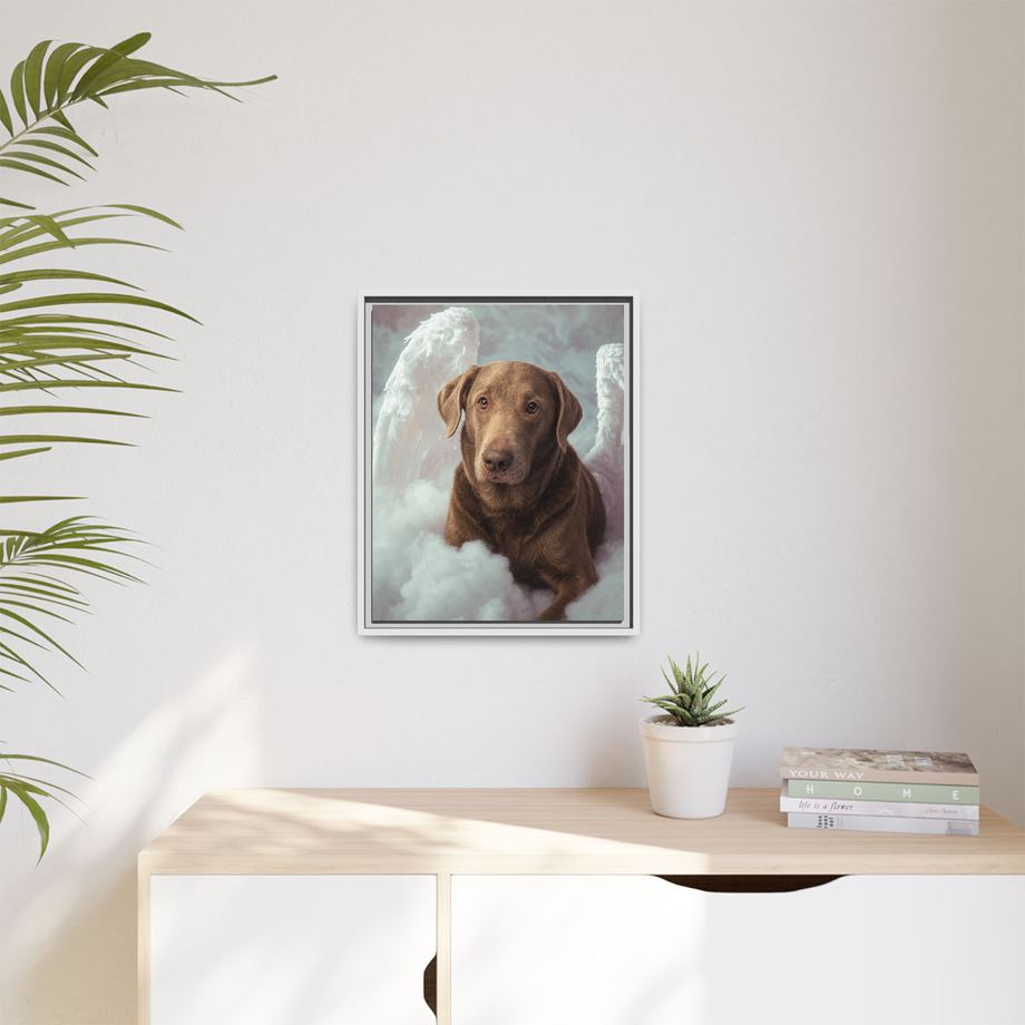 Framed 16x20 White context