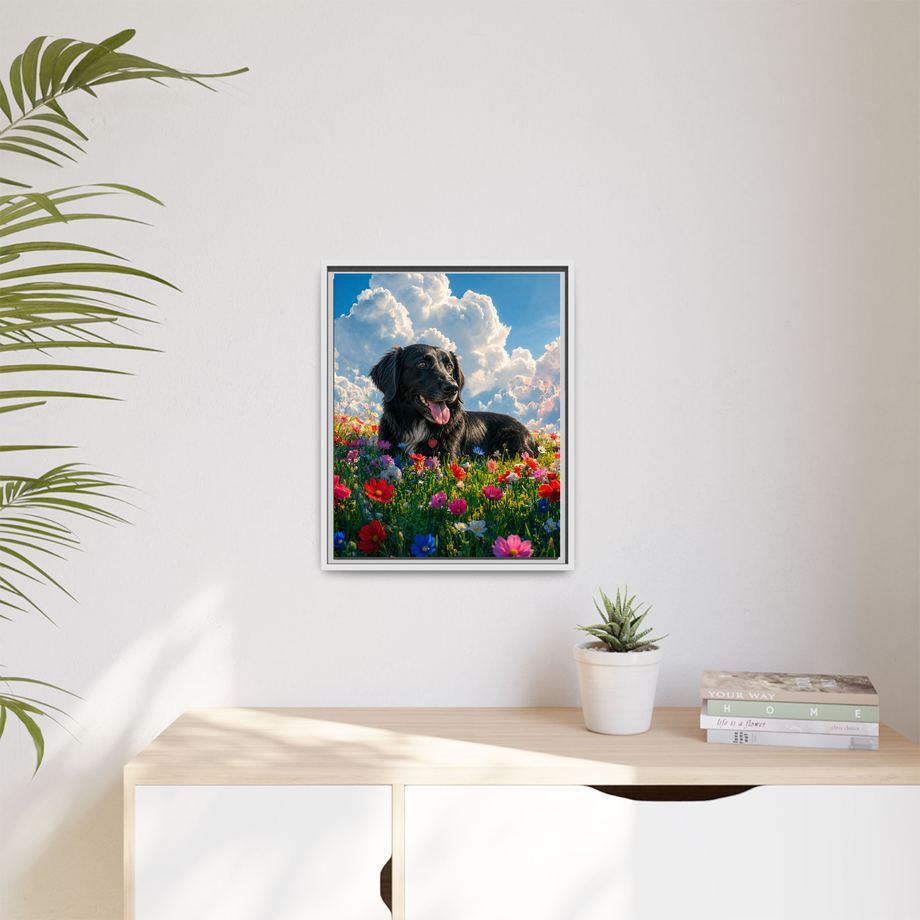 Framed 16x20 White context