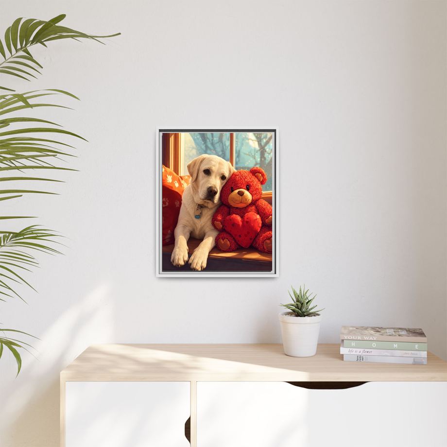 Framed 16x20 White context