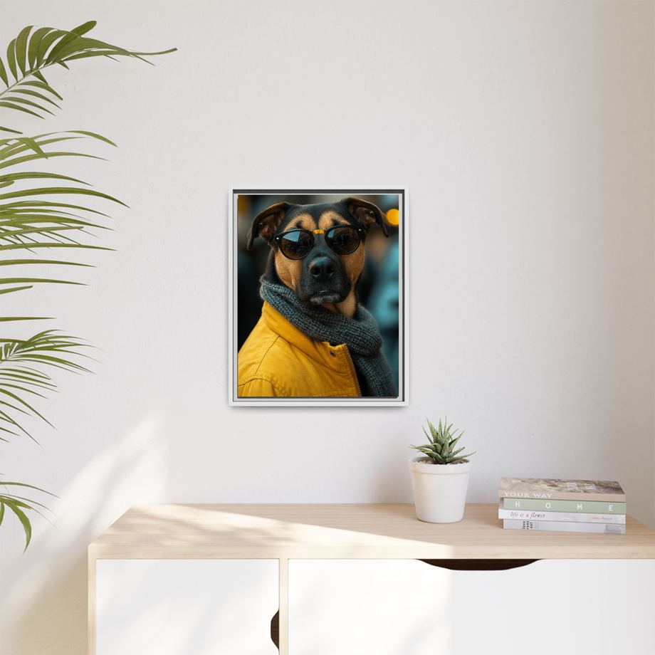 Framed 16x20 White context