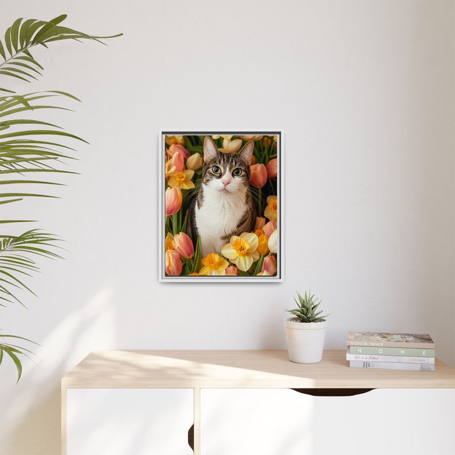 Framed 16x20 White context