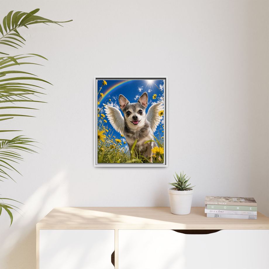 Framed 16x20 White context