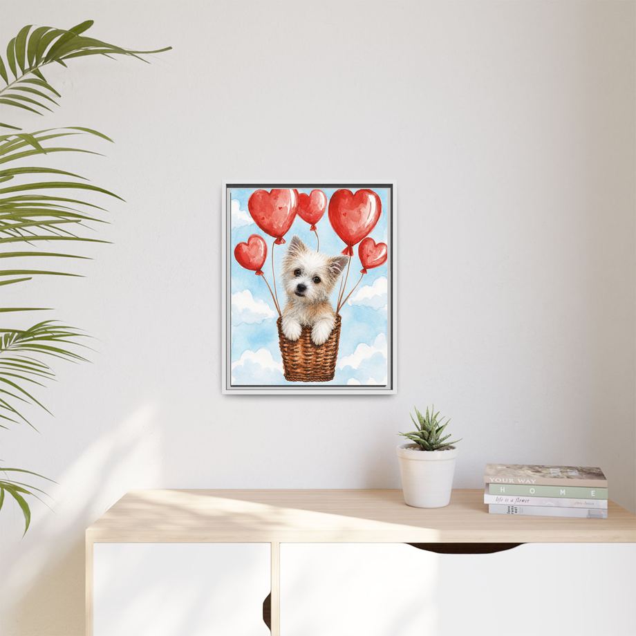 Framed 16x20 White context
