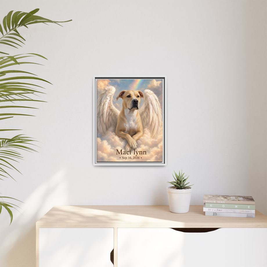 Framed 16x20 White context