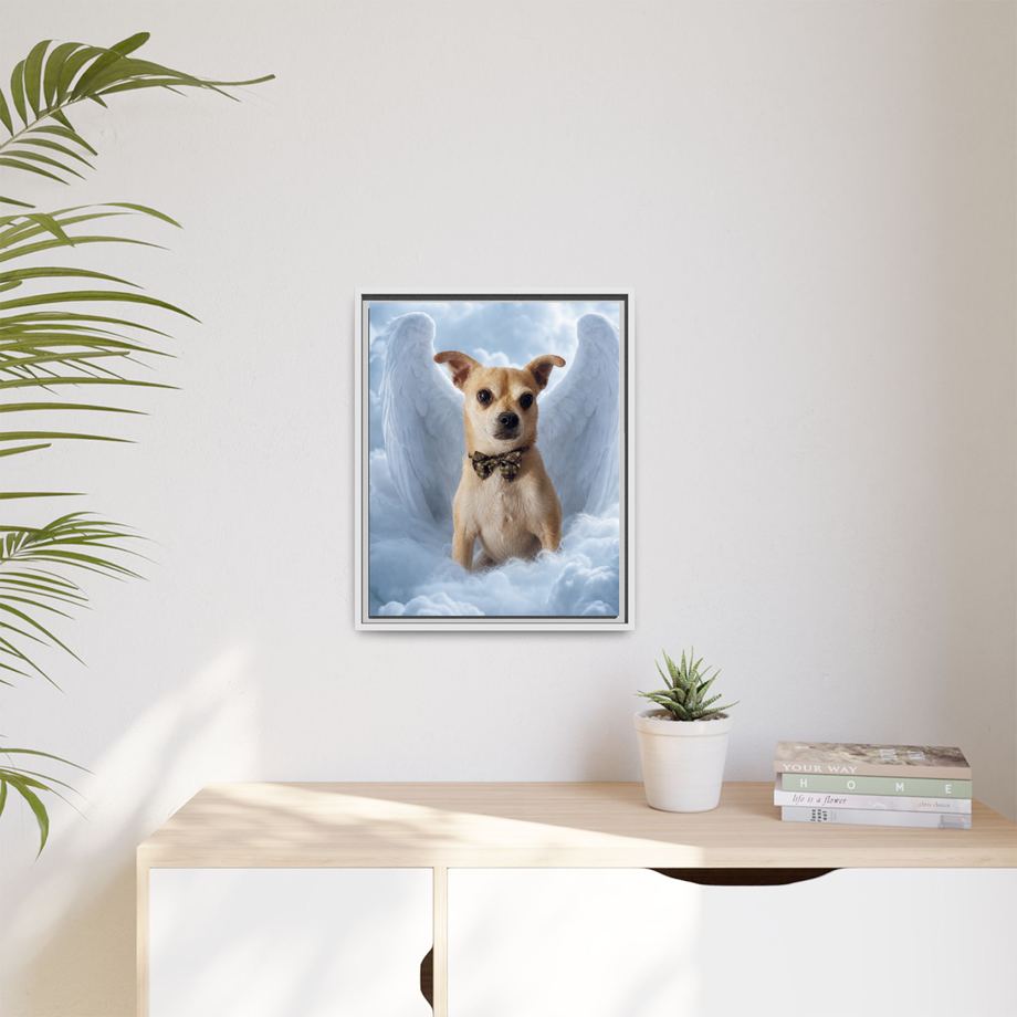 Framed 16x20 White context
