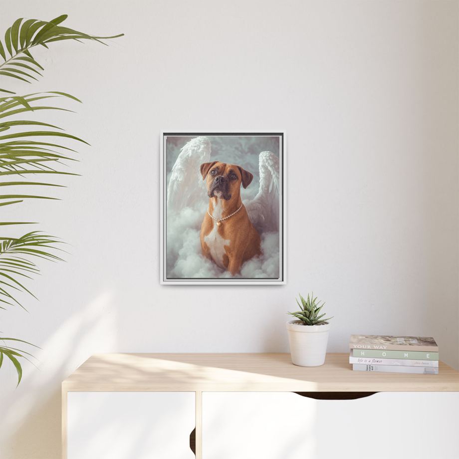 Framed 16x20 White context