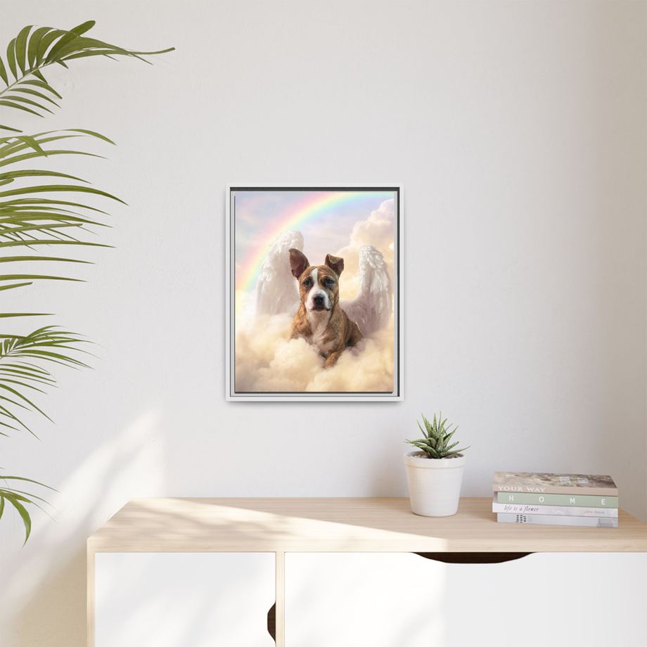 Framed 16x20 White context